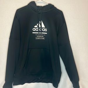 All black adidas hoodie